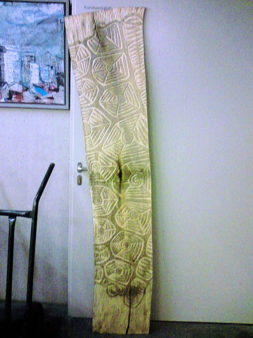 Druckstock aus Lindenholz