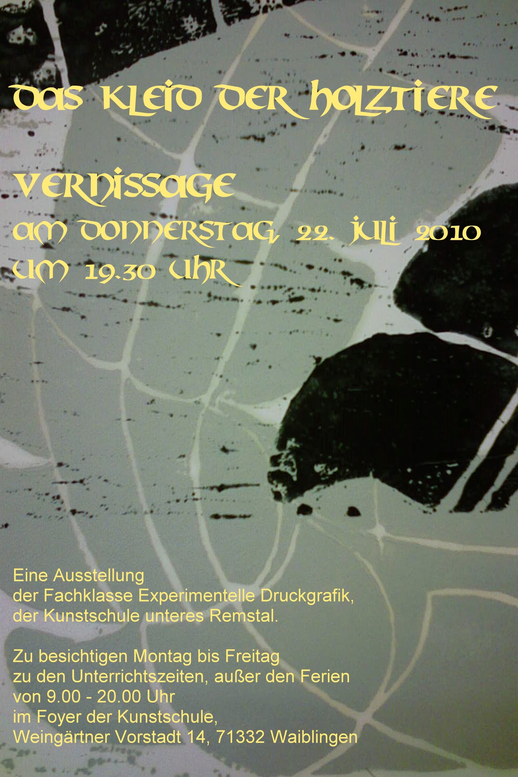 Einladung zur Vernissage