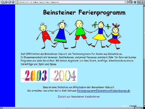 Beinsteiner Ferienprogramm
